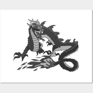 Chinese dragon Posters and Art